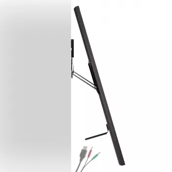 Maclean MC-481 Ultra plakans TV sienas stiprinājums 37-80 collu plakaniem un izliektiem televizoriem, līdz 75 kg, VESA 600x400