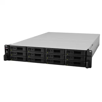 Synology RX1217 — 2U 12 nodalījumu paplašināšanas bloks 12x 3.5/2.5 HDD/SSD