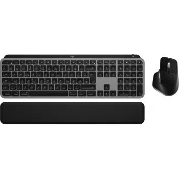 Logitech MX Keys S Combo for Mac, bezvadu tastatūra un pele, DE izkārtojums, optimizēts macOS