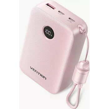Portatīvais ārējais akumulators Vention FKBP0-C 20000mAh — 2x USB-C un 1x USB-A izejas