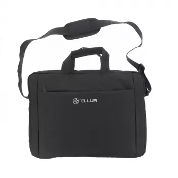Somas Tellur TLL611312 15,6 collu klēpjdatoriem, Cozy Black, polsterēts nodalījums, rāvējslēdzēja kabatas