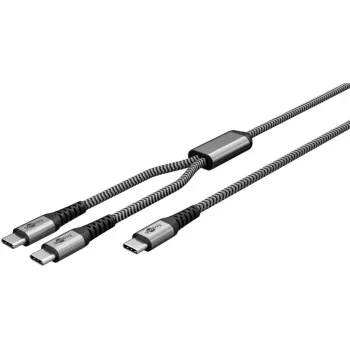 Goobay 75739 USB kabelis melns