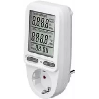 Goobay 64589 enerģijas skaitītājs ar LCD displeju