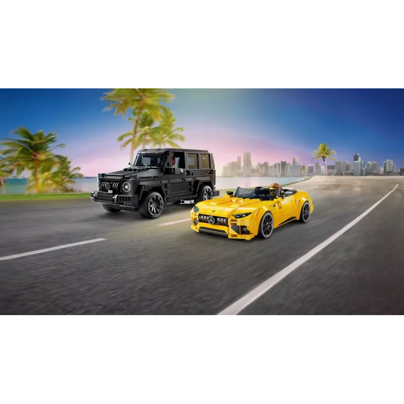LEGO Speed Champions Mercedes-AMG G 63 & Mercedes-AMG SL 63 76924, Daudzkrāsains