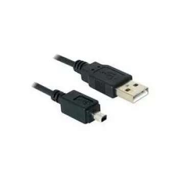 USB kabelis kameras Mini-USB B 4 kontaktu uz USB A, 1.5m, DELOCK 82113