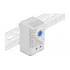 Termostats DELOCK 66823, plastmasas korpuss IP20, 30 W, 250 V, 10 A, 43×60×33 mm, zils/pelēks