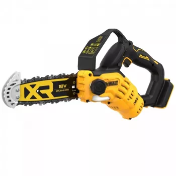 Dzīvžoga šķēres DeWALT DCMPS520N-XJ, 20 cm zāģa riepa, 8.5 m/s ķēdes ātrums, 18 V Li‑Ion, 0.55 L eļļas tvertne, 2.1 kg