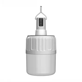 Kempinga lampa Superfire T26-S — 500 lm, saules uzlāde, 18 W