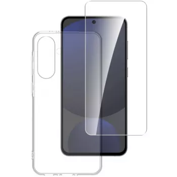 Aizsargstikls un aizmugures vāciņš 4smarts Galaxy A36, triecienizturīgs, pret skrāpējumiem
