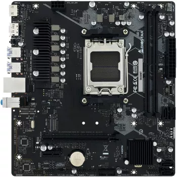 Mātesplate BIOSTAR B650MT Micro ATX, AMD B650, Socket AM5, DDR5, 2x DIMM, 96GB, 1x M.2, 4x SATA III, Gigabit LAN