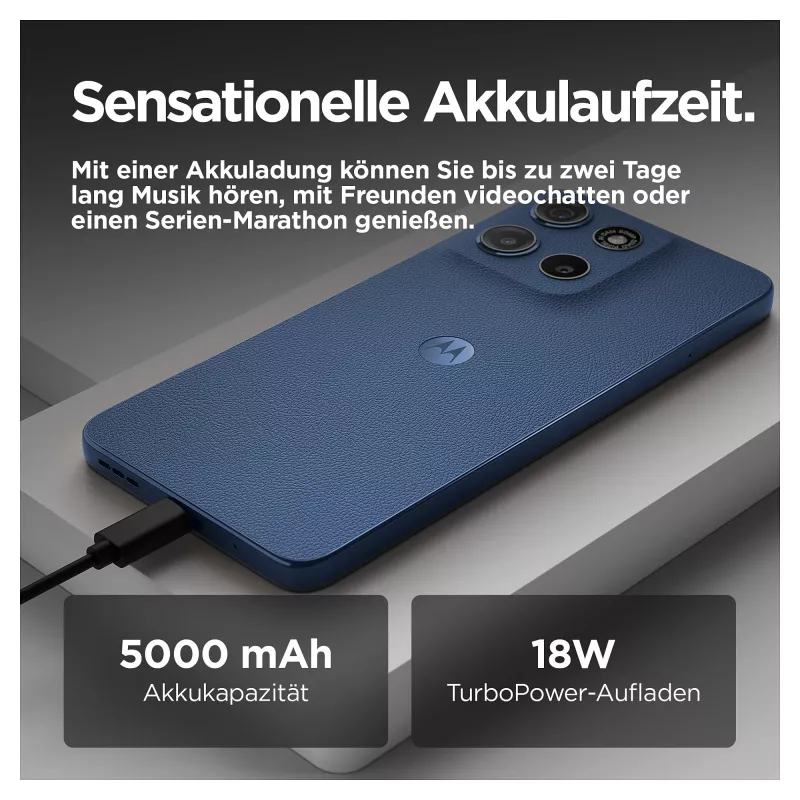 Motorola moto g15 17.1 cm (6.72 collu) Dual SIM Android 15 4G USB Type-C 8 GB 256 GB 5200 mAh Navy