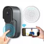 Video interkoms Extralink SmartLife 1080p 5MP — āra bloks ar 1080p video un 5MP sensoru