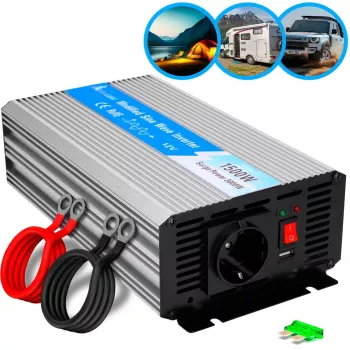 Extralink Sprieguma pārveidotājs 12V - 230V, 1500W, modificēts sinuss OPIM-1500W