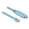 Seriālais kabelis DeLOCK 63914 USB Type-C uz RJ45 3m Zils