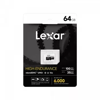 microSD High Endurance kartīte 64GB C10 A1 U1 V30 100/35MB/s