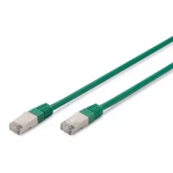 Tīkla kabelis Digitus CAT 5e SF/UTP RJ-45 0,5 m Zaļš