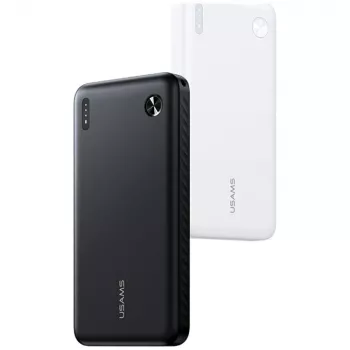 Power bank usams PB83 10000mAh PD 2×USB-A USB-C balts