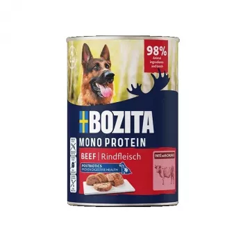 BOZITA Monoprotein Pate liellopu gaļa - slapjā suņu barība - 400g