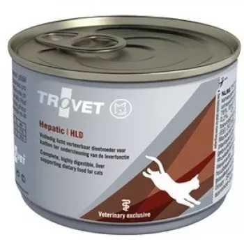 TROVET Hepatic HLD ar vistu - mitrā barība kaķiem - 200g