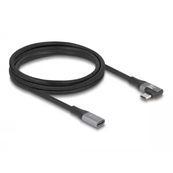 USB-C kabelis DeLOCK 81148 2m melns 20 Gbit/s