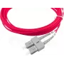 Optiskā šķiedras lēciena kabelis CBO SFP3233FU3MK 3 m OM4, 2x SC uz 2x ST, violets