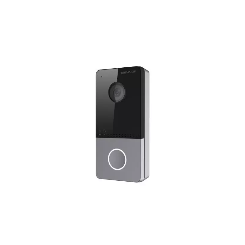 Hikvision DS-KV6113-WPE1(C) video durvju zvans 2 MP Melns, Pelēks