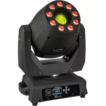 Kustīgais prožektors EUROLITE TMH-H180 180W COB ar spot un wash funkcijām