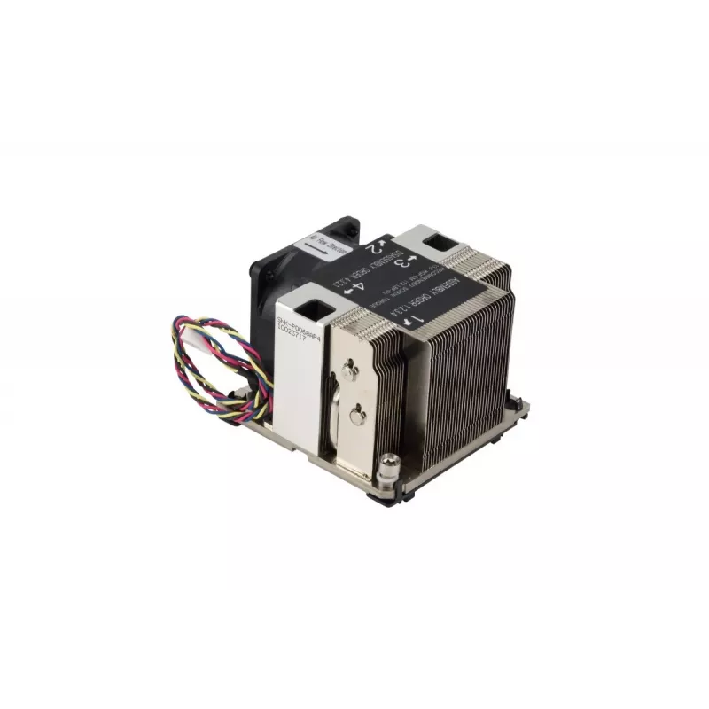 Supermicro SNK-P0068AP4 dzesēšanas sistēma procesoram, gaisa dzesētājs, 6 cm, melns, niķelis