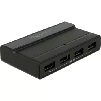 DeLOCK ārējais USB centrmezgls 4 porti 10 Gbps