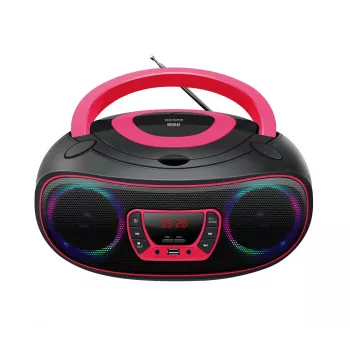 Denver TCL-212BT PINK Pārnēsājams CD atskaņotājs Melns, Rozā