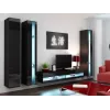 Cama plaukts VIGO NEW 180/40/30 melna/melni spīdīga