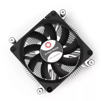 CPU dzesētājs Dynatron Z60 LGA1851 LGA1700, alumīnija korpuss, 80 mm ventilators