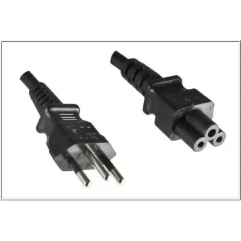 Microconnect PE010818BRAZIL strāvas kabelis melns 1.8 m C5 savienotājs