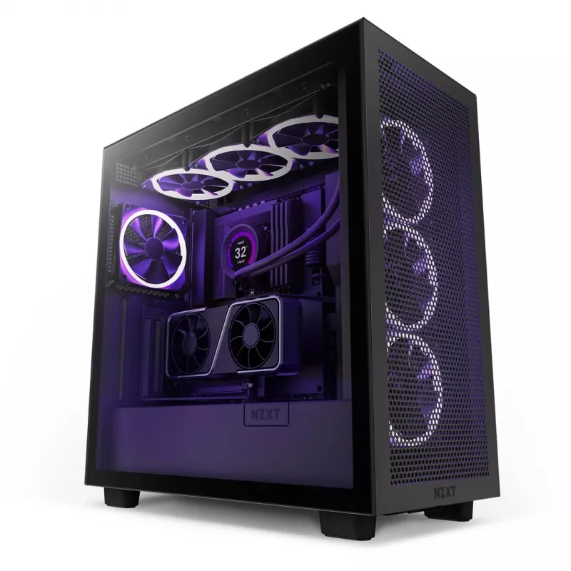 Grafikas kartes vertikālais stiprinājums NZXT AB-RH175-B1, melns, 144.7x150.4x186.8 mm