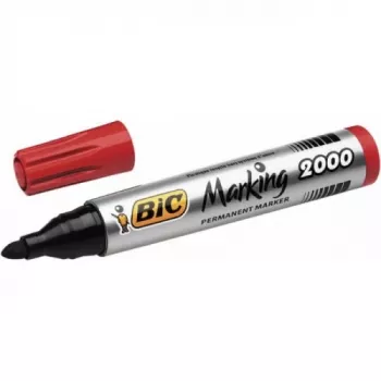 Bic 8209133-1 sarkans pastāvīgais marķieris