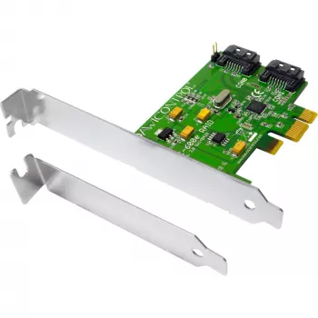 DAWICONTROL DC-600e RAID kontrolleris, SATA II, 0/1/JBOD, 5 Gbit/s, Marvell 88SE9128, Windows 2000