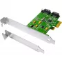 DAWICONTROL DC-600e RAID kontrolleris, SATA II, 0/1/JBOD, 5 Gbit/s, Marvell 88SE9128, Windows 2000