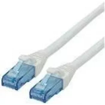 ROLINE - Patch kabelis - RJ-45 (tēviņš) uz RJ-45 (tēviņš) - 1,5 m - UTP - CAT 6a - bezhalogēna, liets, dzīslots - balts (21.15.2764)