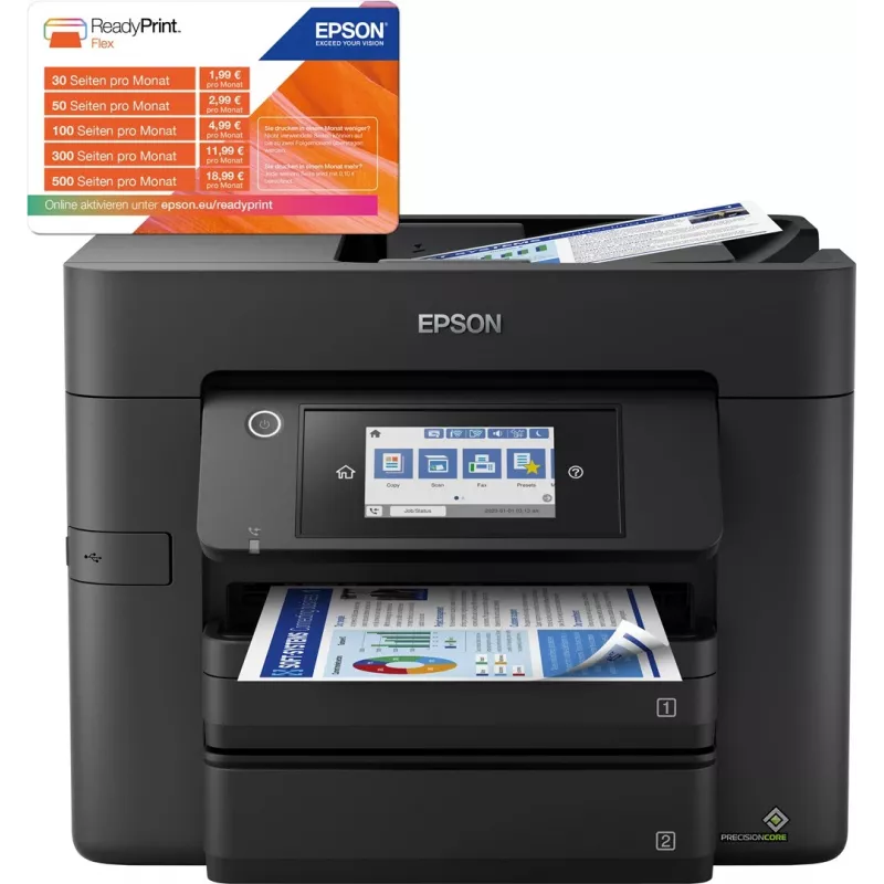 Epson WorkForce Pro WF-4830DTWF Daudzfunkciju tintes printeris A4, 4800x2400 DPI, 36 lpp/min, Wi-Fi