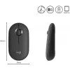 Pele optiskā bezvadu Logitech Pebble M350 Graphite 910-005718