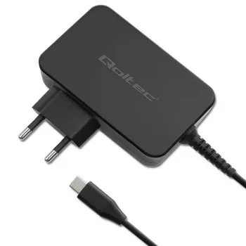 GaN barošanas adapteris QOLTEC 52387 90W 1x USB‑C 5–20V