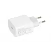 Iekštelpu USB-C ātrais lādētājs IBOX C-37, 20W, USB-C PD 3.0, 3 A izeja, Balts