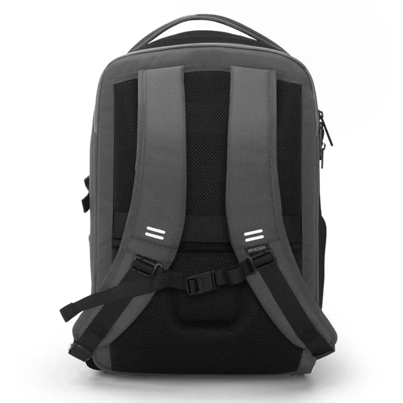 Mugursoma XDDESIGN Bizz Grey P705.932 — ūdensizturīga, viegla pilsētas mugursoma