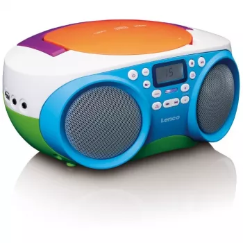 Pārnēsājamais radio Lenco SCD41 Daudzkrāsains