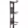APC NetShelter kabeļu pārvaldības panelis, vertikāls, kabeļu gredzeni, 8 gab., melns, 55 mm x 766 mm x 85 mm