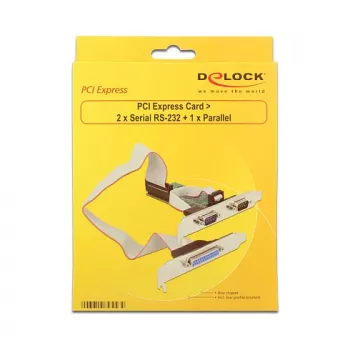 Iekšējā paralēlā un seriālā adaptera karte PCI Express DeLOCK 89556