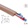 Kabeļa uzmava DELOCK 20764 Brūna PVC 1 gab.