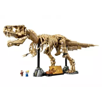 LEGO Dinozauru Skeleti Tiranozaurs 76968 konstruktors – uzbūvējams T. rex skeleta modelis