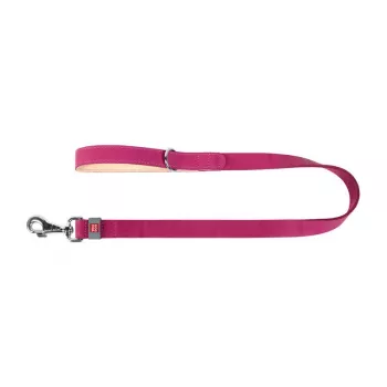 WAUDOG dabīgās ādas suņa pavada 25 mm plata, 122 cm gara, rozā