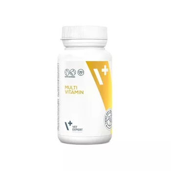 Multivitamīnu kapsulas VETEXPERT 30 gab. suņiem un kaķiem – vitalitātei, locītavu atbalstam, bez konservantiem un glutēna